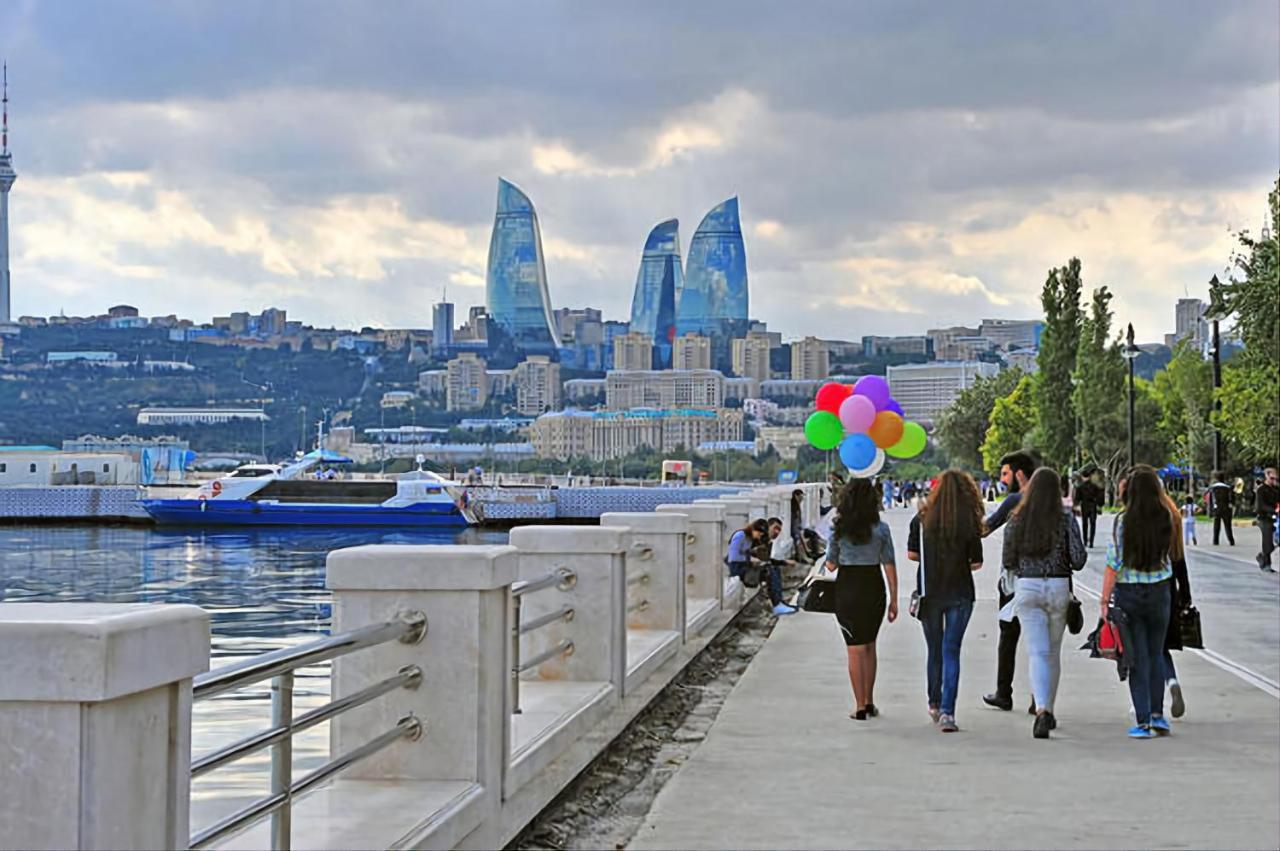 La Villa Hotel Old Baku Bagian luar foto