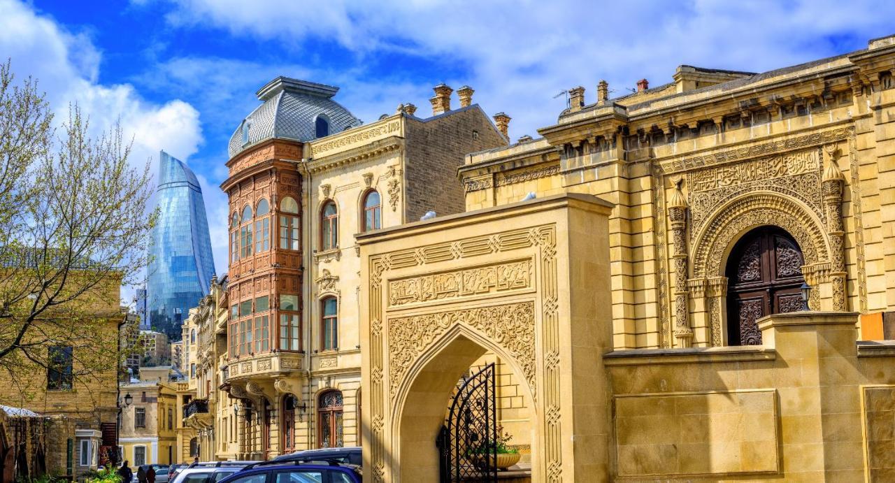 La Villa Hotel Old Baku Bagian luar foto